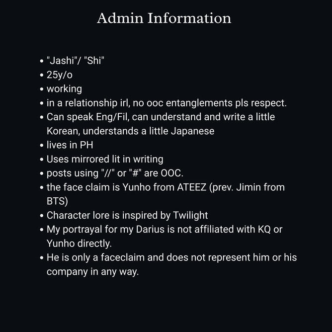 Admin Info Admin Info